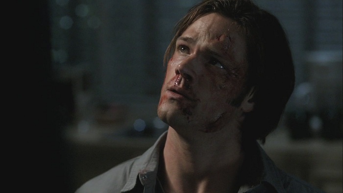 Sam beaten up... Sam beaten up...